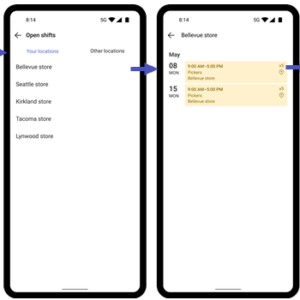 Coming soon to Shifts: Create open shifts across locations