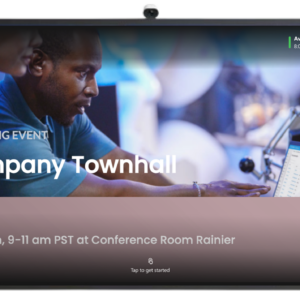 Digital signage in Teams Rooms brings your messages to your meeting spaces