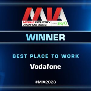 Mobile Industry Awards 2023: Vodafone wins Best Place to Work